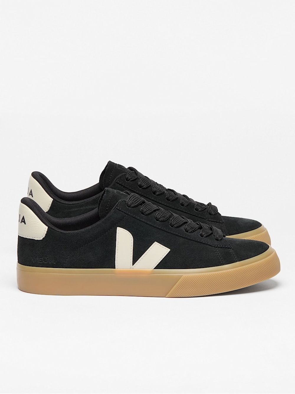 Veja Campo Bold Suede Black Pierre
